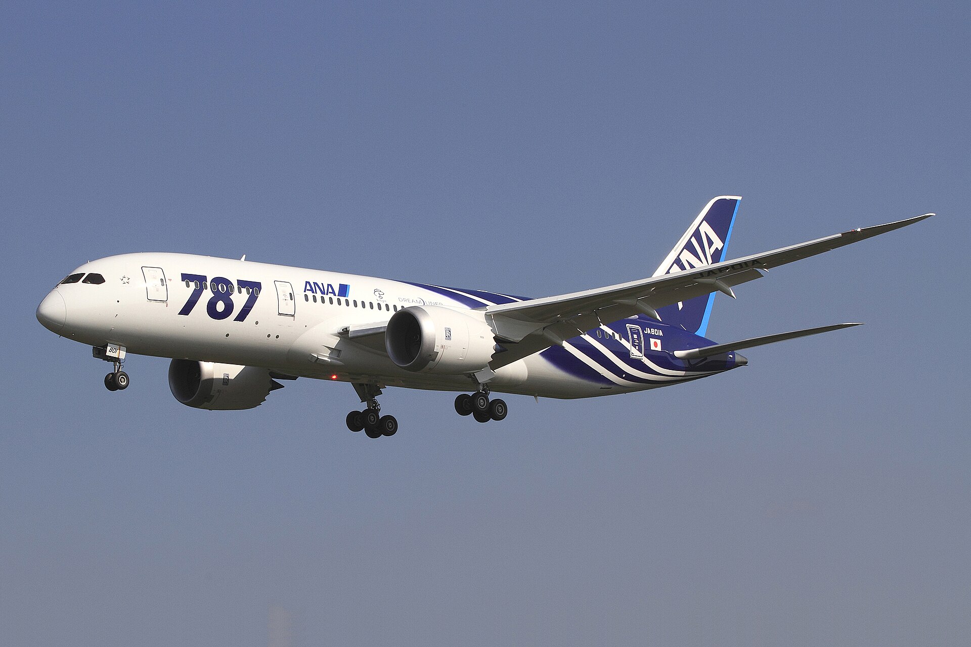 Boeing 787-9 Dreamliner — real photograph