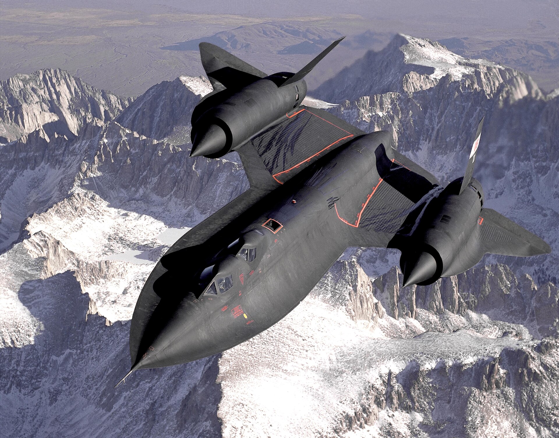 Lockheed SR-71 Blackbird — real photograph